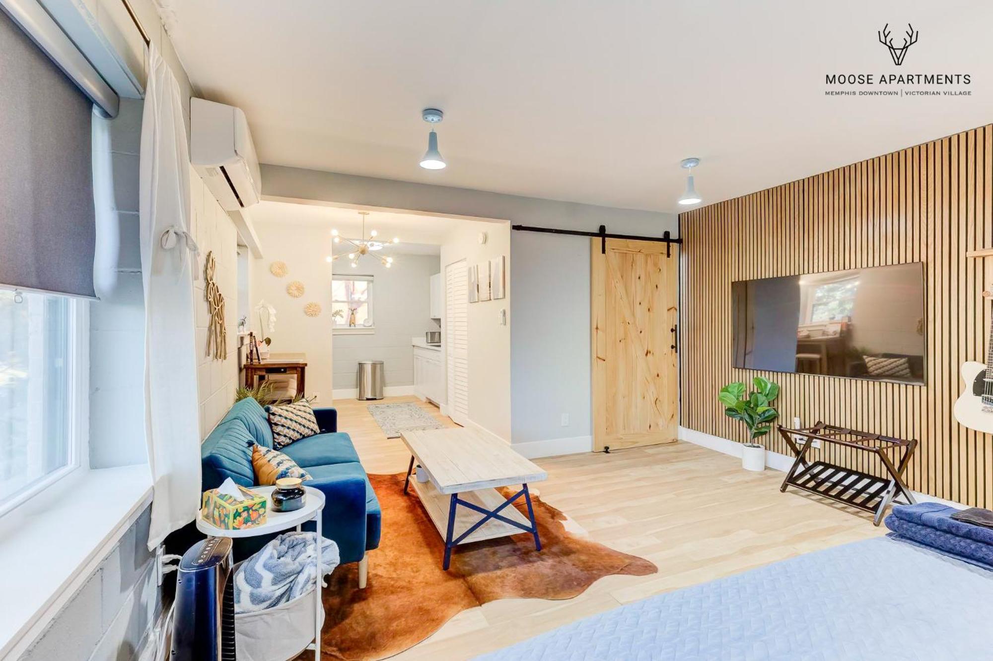 The Moose #7 - Instaworthy Studio With Amazing Views, Free Parking & Heated King Bed ممفيس المظهر الخارجي الصورة